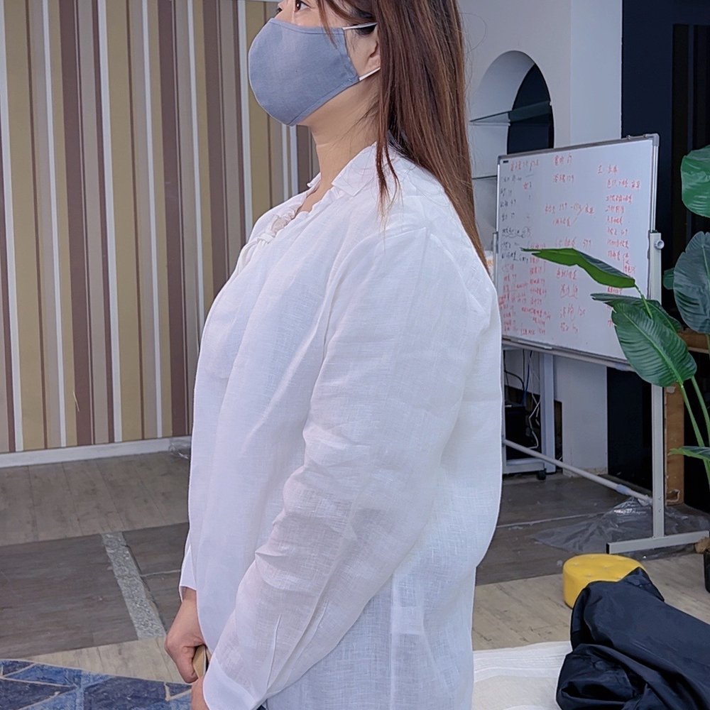 汉麻简约防晒口罩