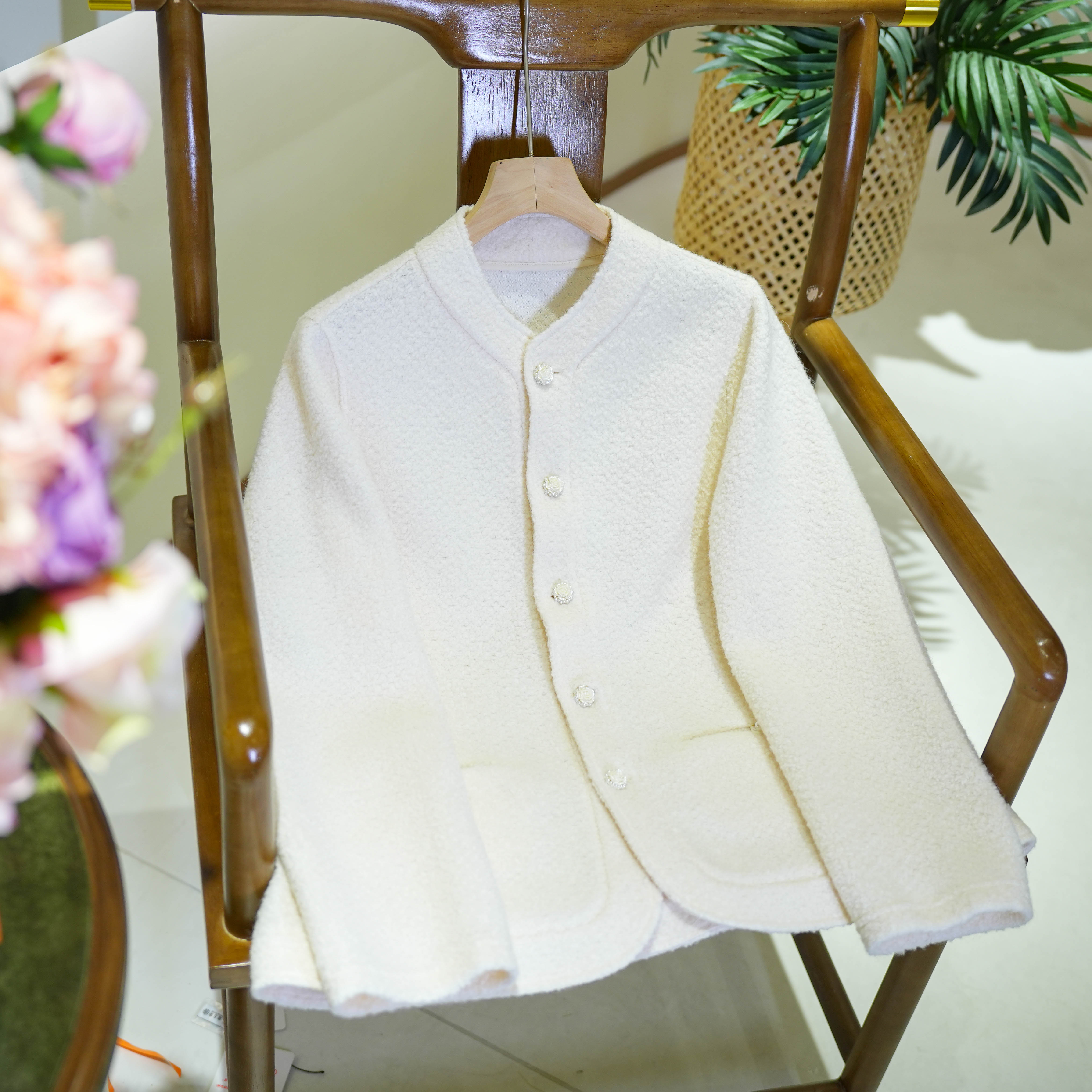 【开工炸福利】【纤云衫】羊毛日常小香风衬衫外套新中式汉服 24W0440