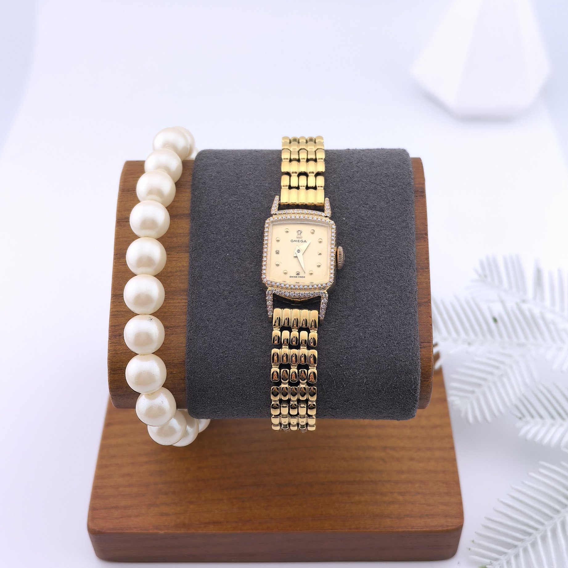 95新 Omega/欧米茄 【重庆中古谢漂亮】女士中古欧米茄/15mm/01394