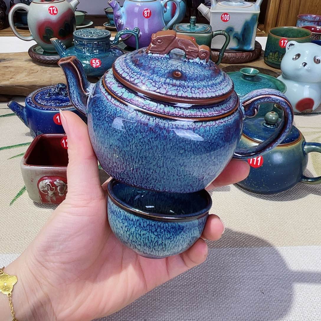 壶禹州钧瓷艺术作品