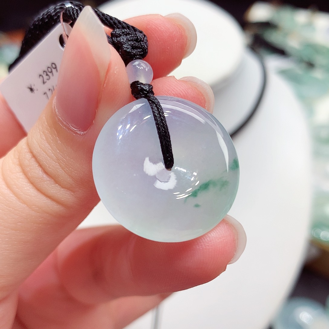 颈饰未镶嵌翡翠翡翠32，23/4.8