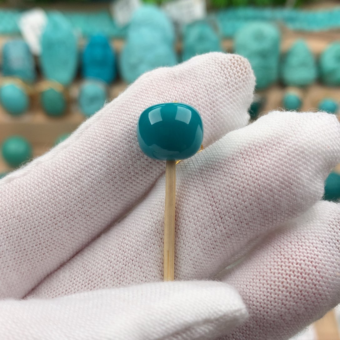 绿松石配饰未镶嵌卡11*9.8