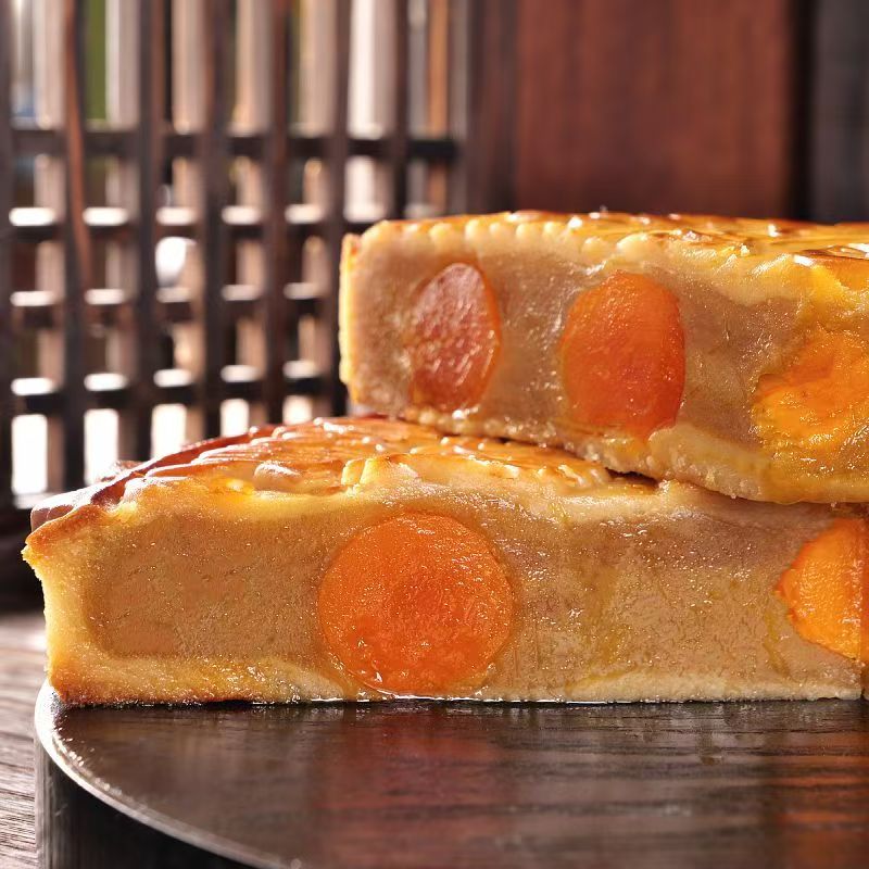 正宗广式蛋黄莲蓉大月饼中秋传统