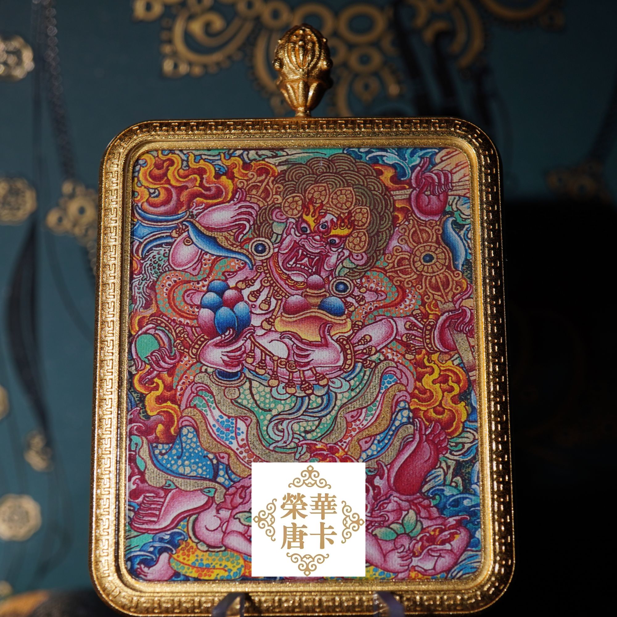 专业玩家的选择！高端复刻版画招财唐卡热贡（非手绘！）