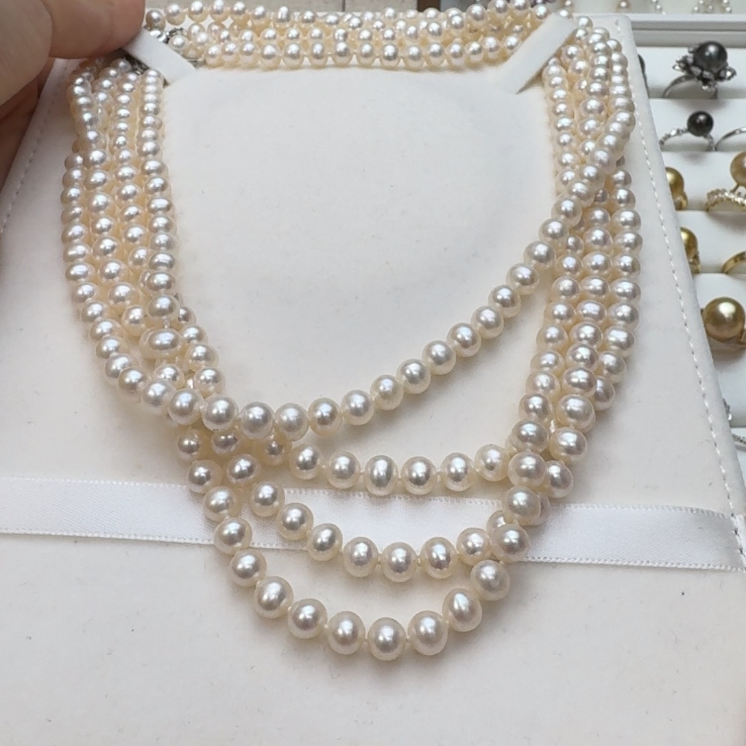 淡水珍珠未镶嵌颈饰