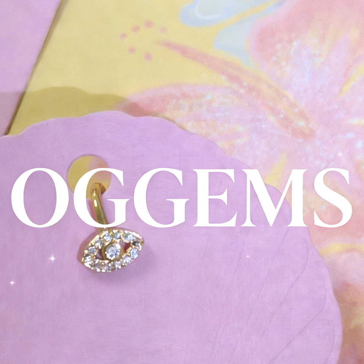 铜合金仿水晶耳饰 U型鼻夹 OGGEMS2025新款锆石假鼻钉U型免穿孔