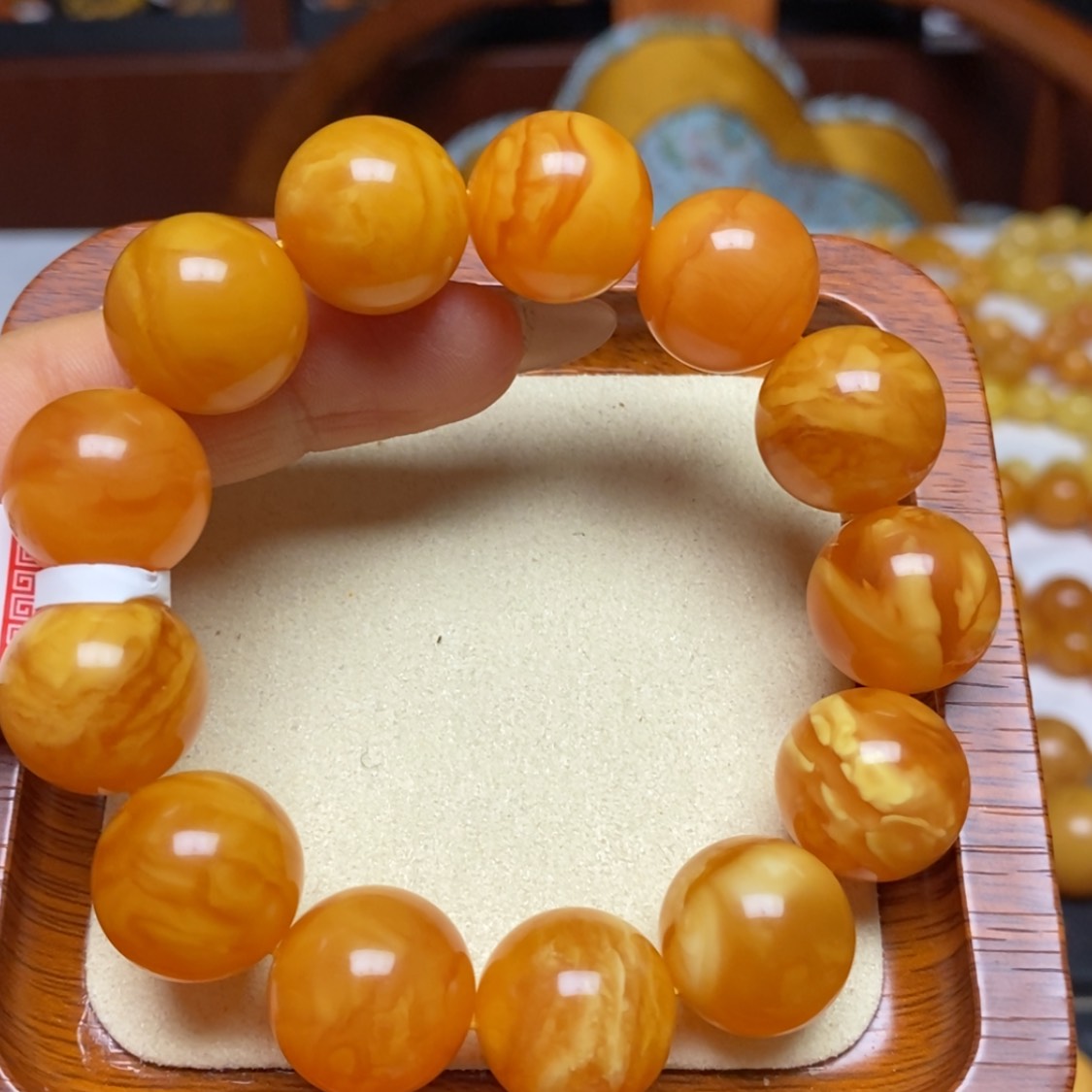 【闪购商品】蜜蜡手链未镶嵌手串