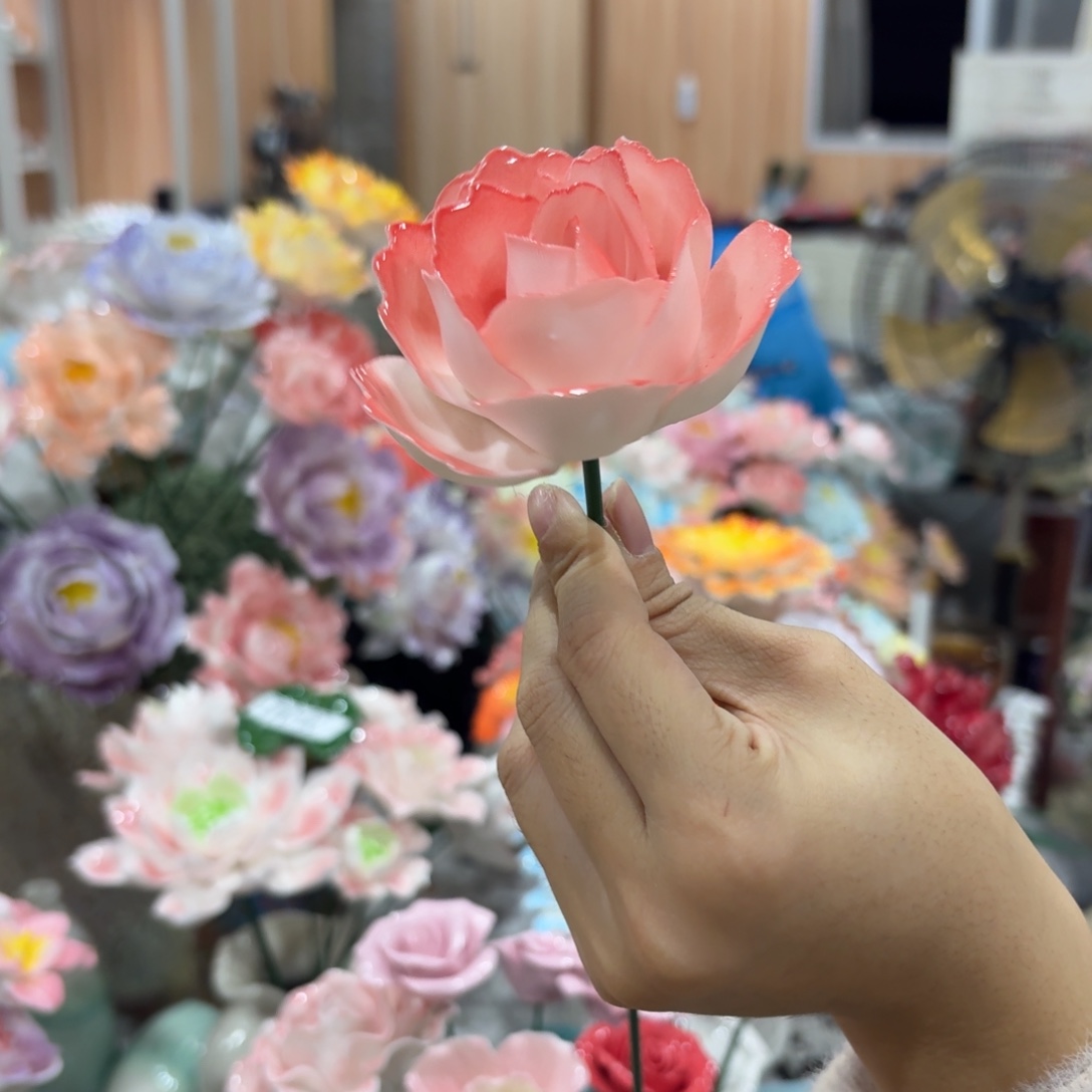 陶瓷花，20元发货，退款拉黑