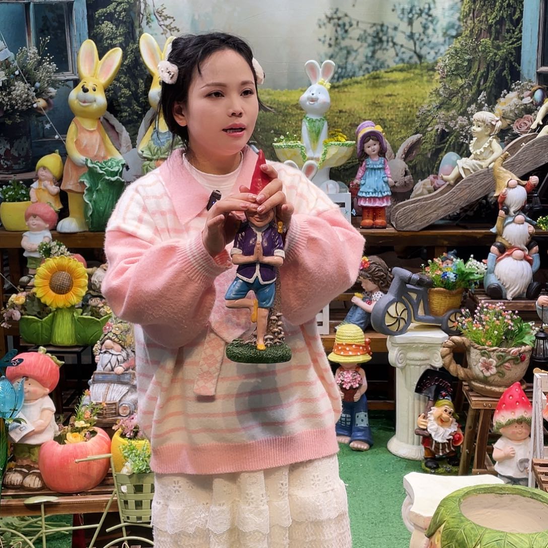 摆件花园摆件红红火火