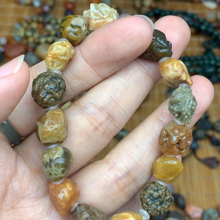 玛瑙/玉髓珠宝半成品未镶嵌封**爱