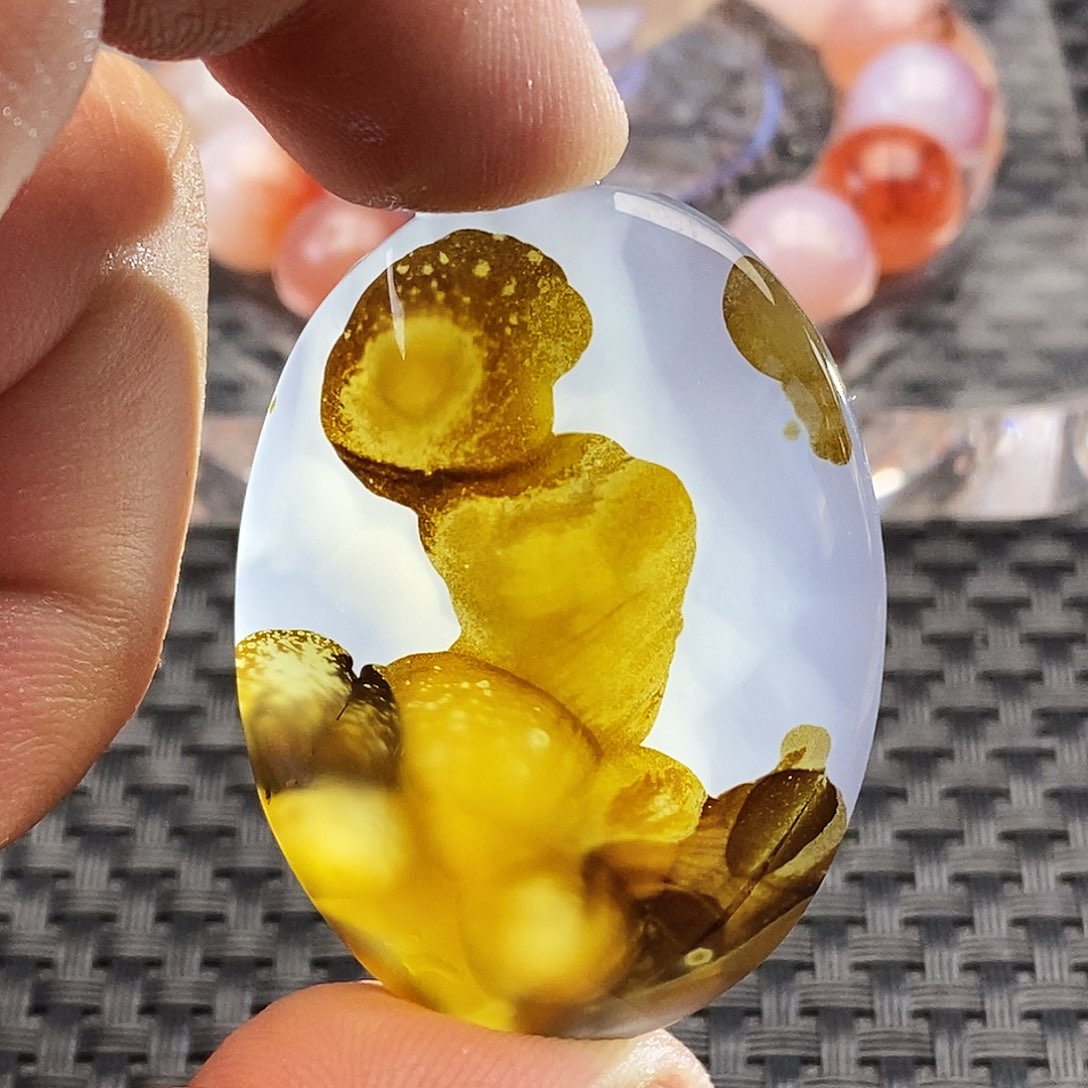 玛瑙/玉髓未镶嵌吊坠(不含链)46