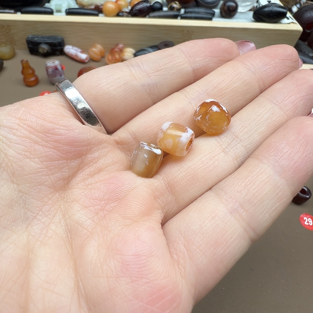 浮***世玛瑙/玉髓合金珠宝半成品