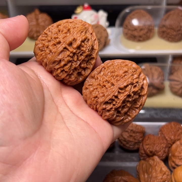 文玩核桃把件43全品南疆石