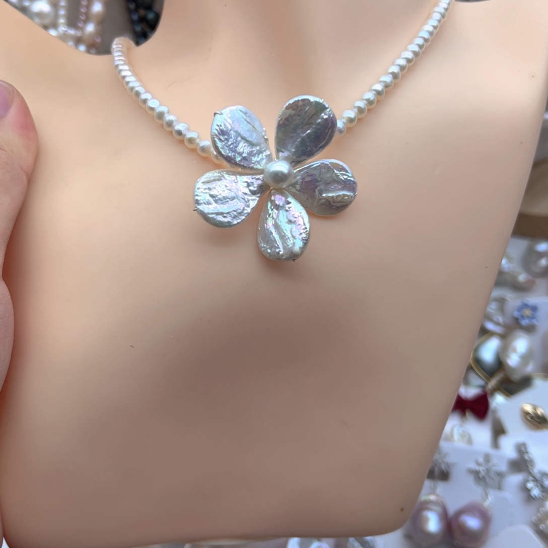 未镶嵌淡水珍珠颈饰