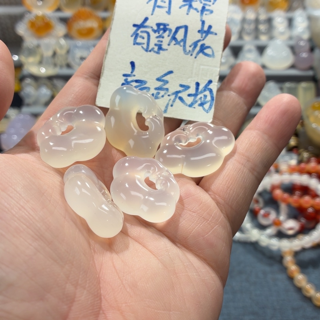 玛瑙/玉髓未镶嵌吊坠(不含链)