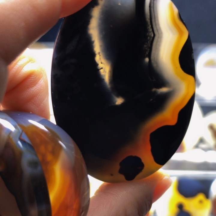 合金玛瑙/玉髓珠宝奇石135有瑕