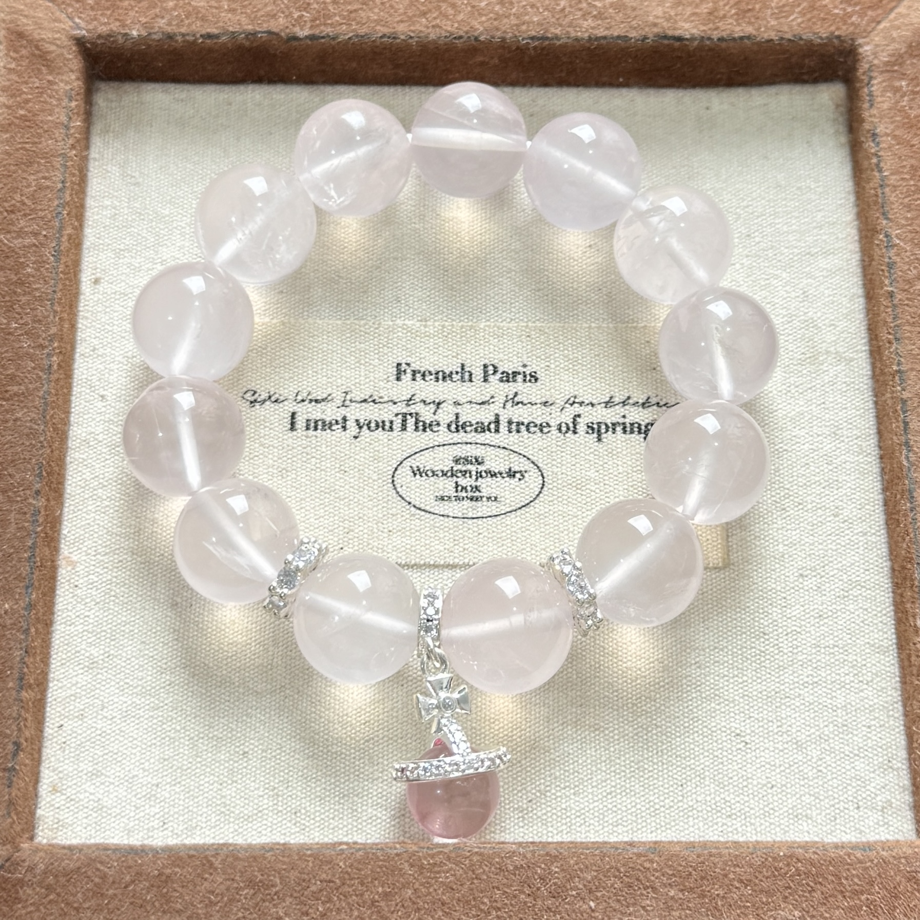 小蕊crystal-72天然水晶桃花粉水晶“粉水星球”莫粉人缘