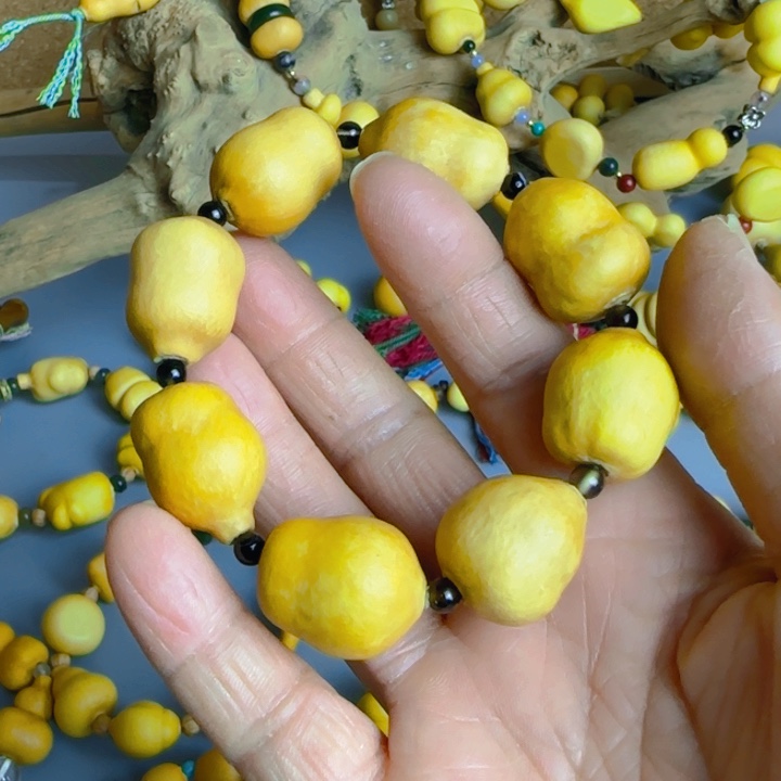 木质类丸*子葫芦进水后会变成珍珠