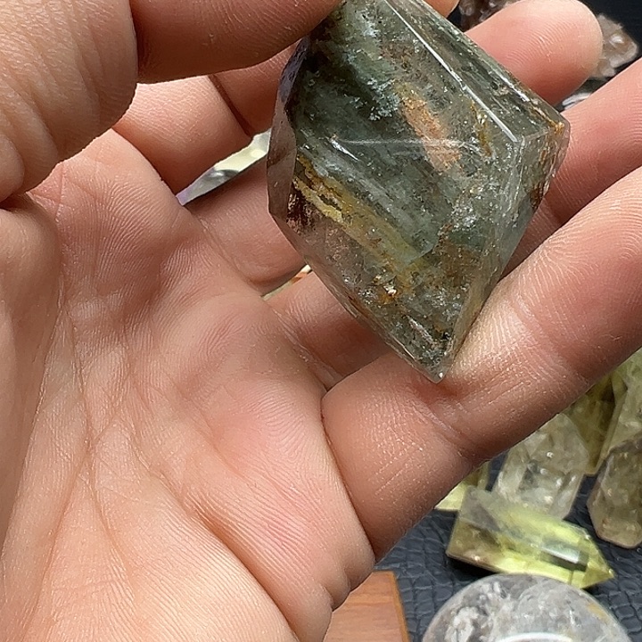 珠宝半成品14K金镶嵌水晶79