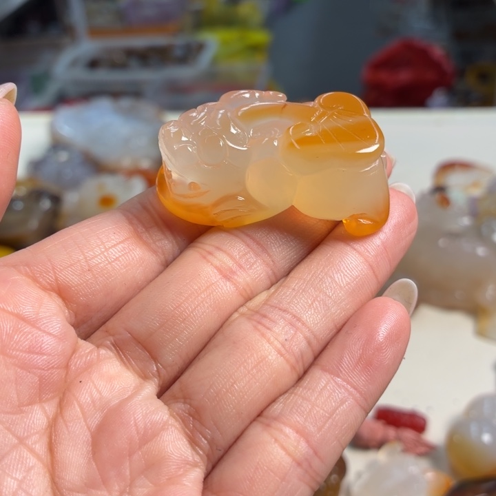 玛瑙/玉髓未镶嵌吊坠(不含链)