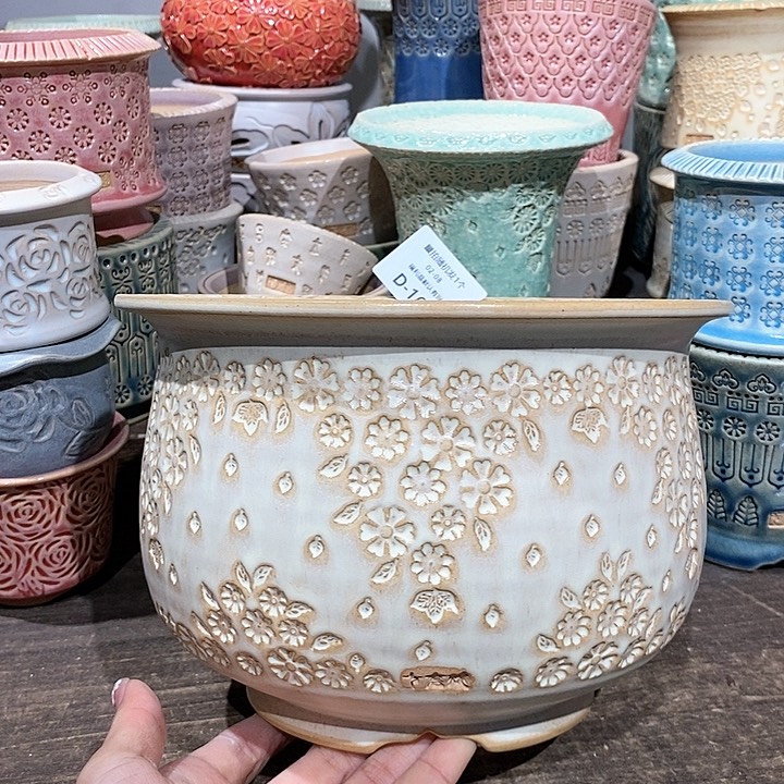 七里烧花盆2-8-164口径16