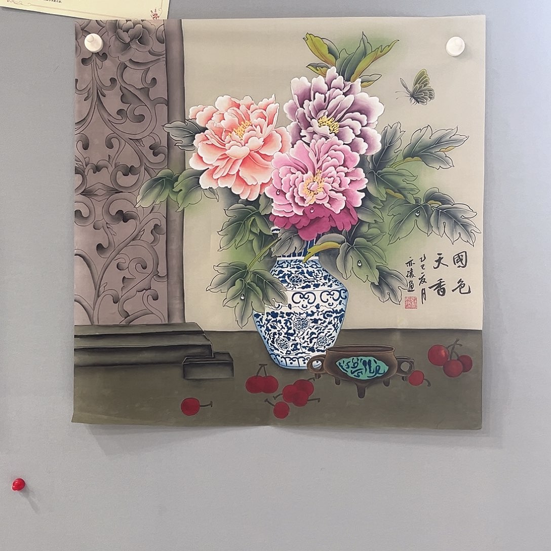 国画国画作品多次入选