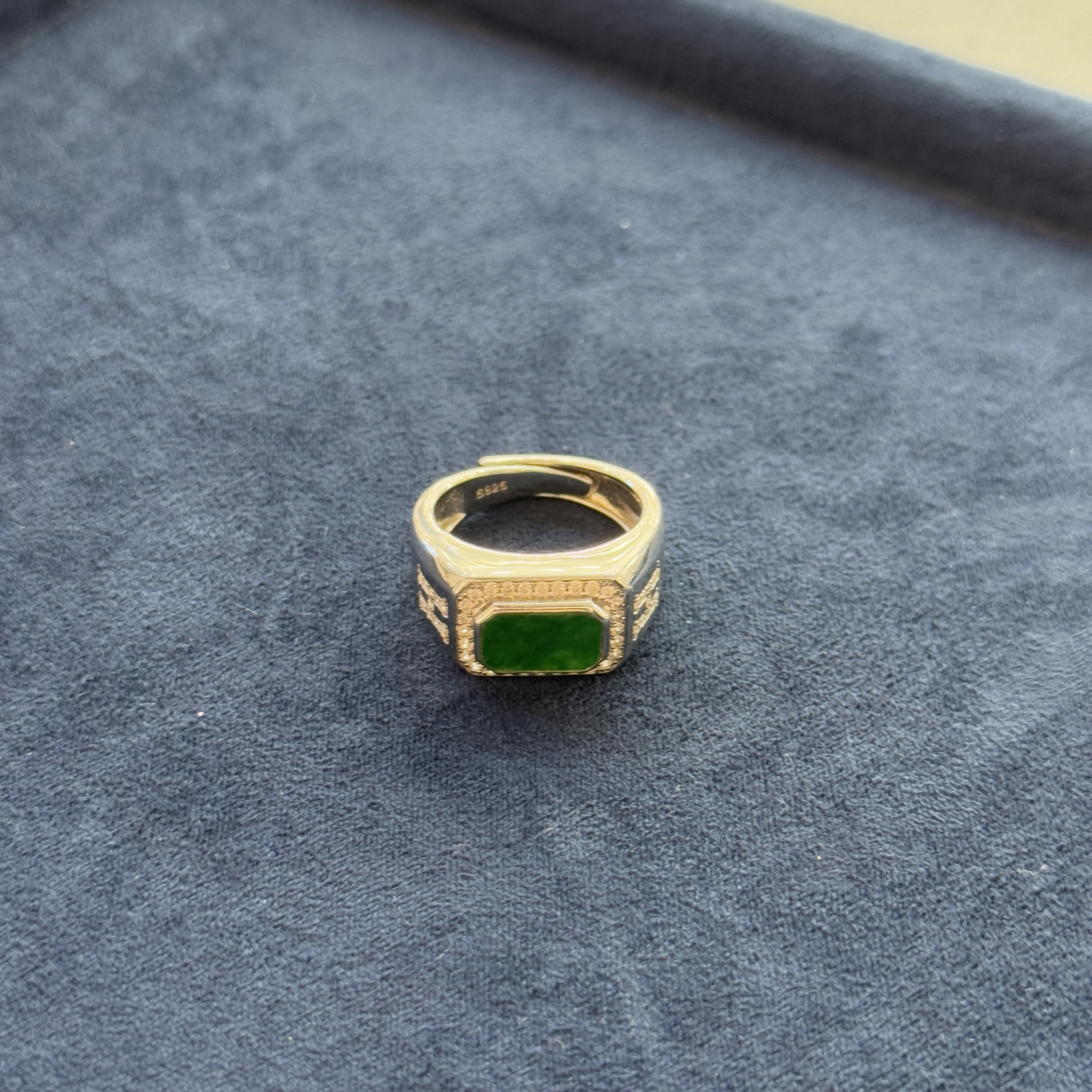 宋雅翡翠戒指新中式百搭开口戒（多样性发其一）