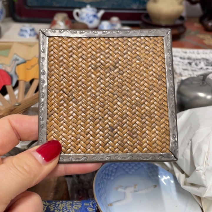 竹中古工艺品摆件