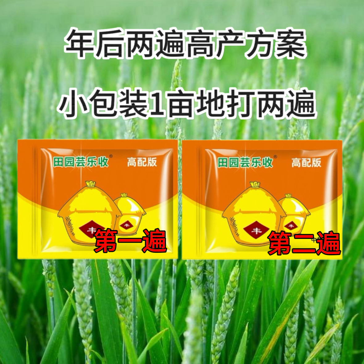 田园芸乐收正品年后两遍高产方案