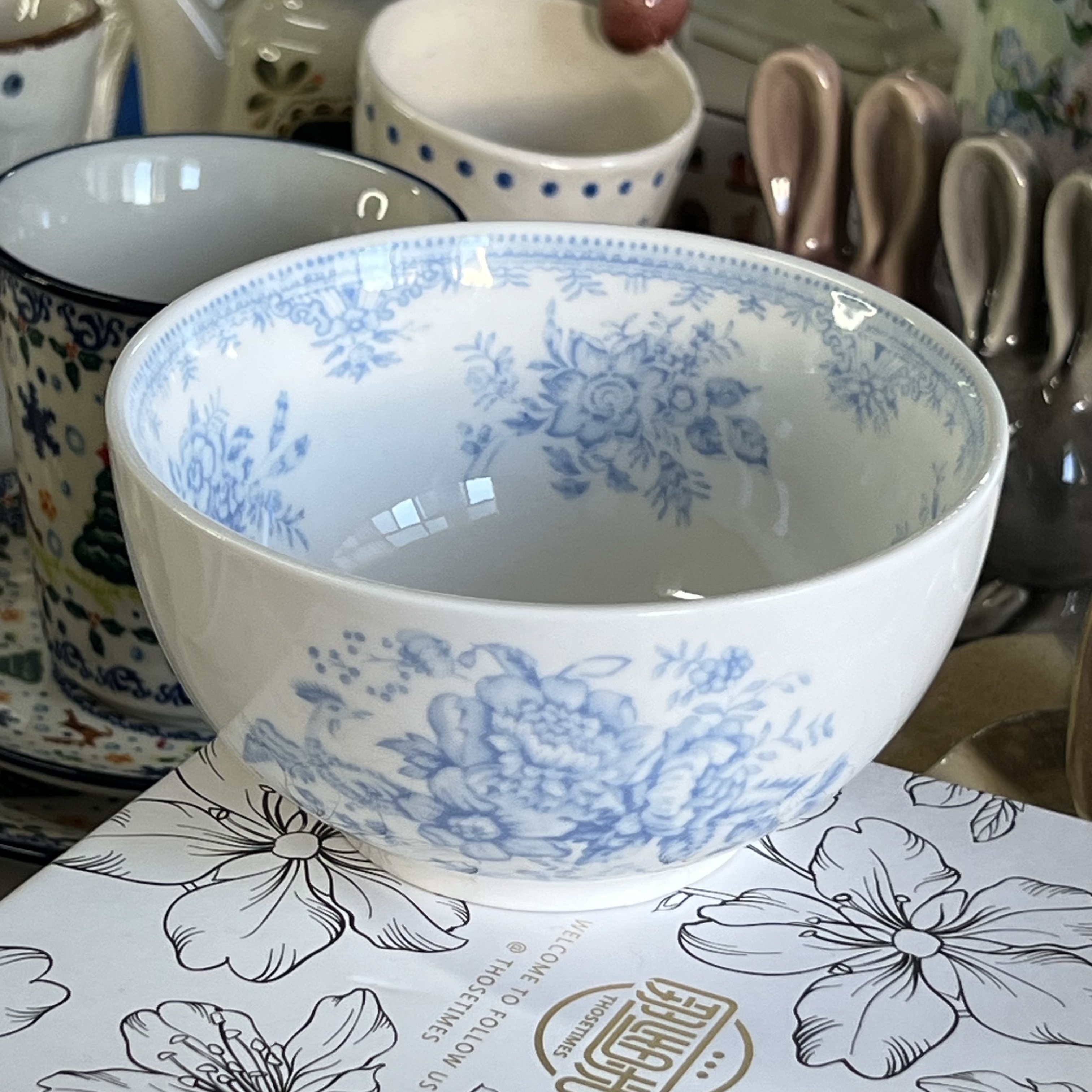 【锦羽繁花】面碗1个（85折优惠）