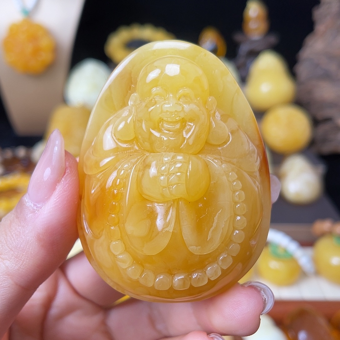 琥珀未镶嵌珠宝奇石