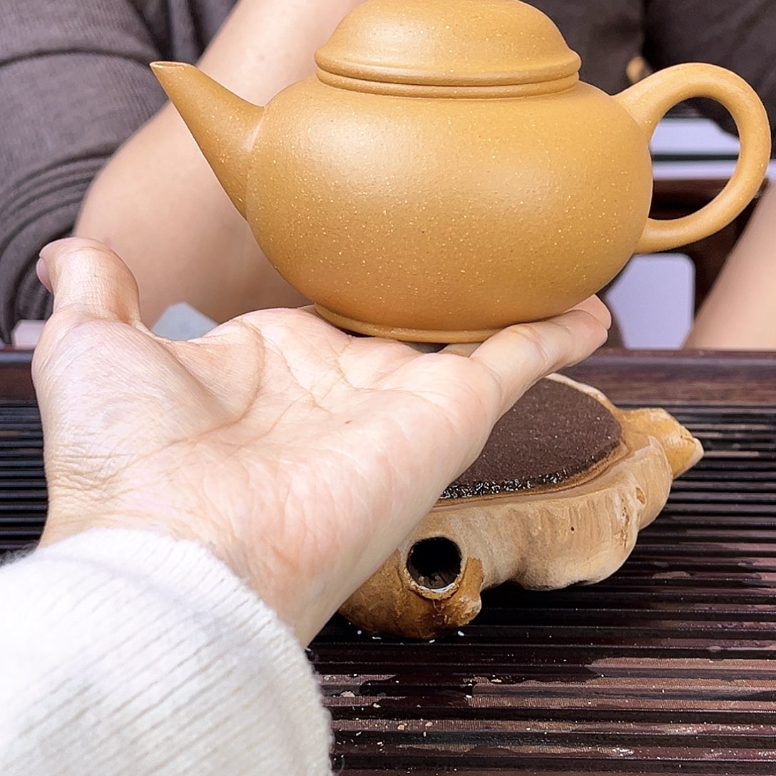 紫砂茶壶宜兴黄金段