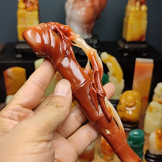 寿山石手把件手把件