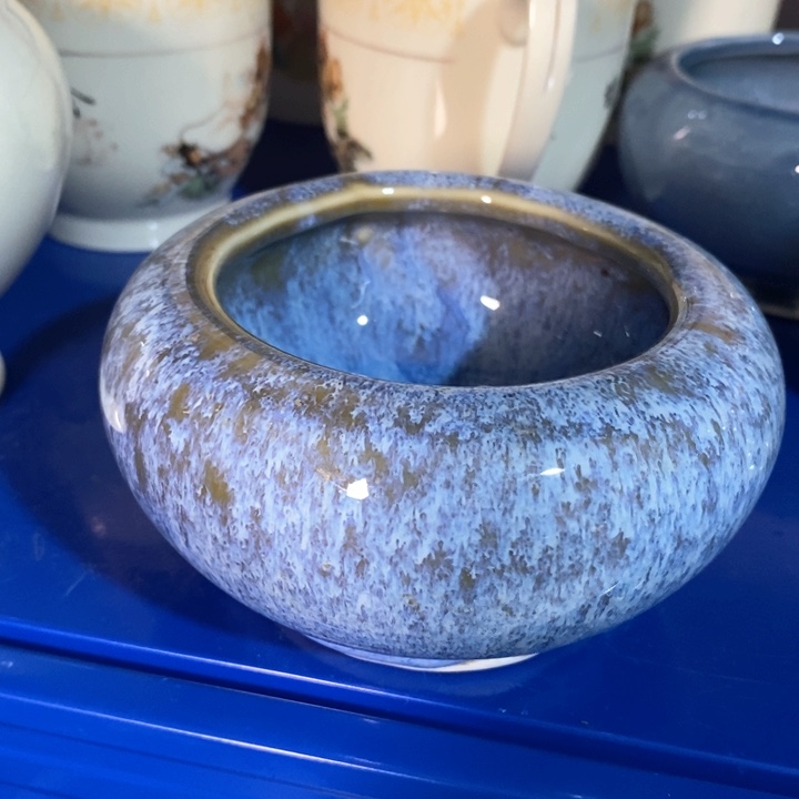 瓷片七厂窑变笔洗花盆香炉