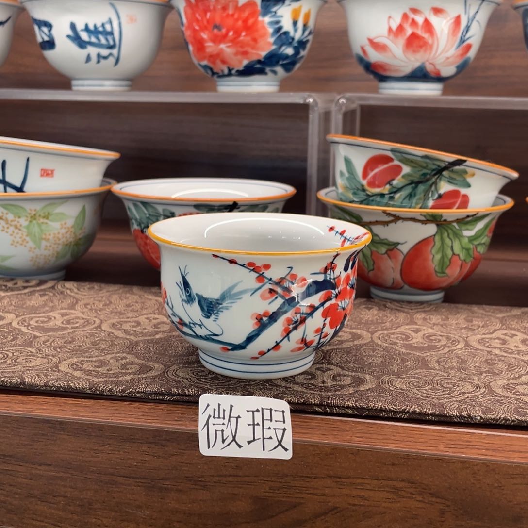 釉下老陶泥手工绘制