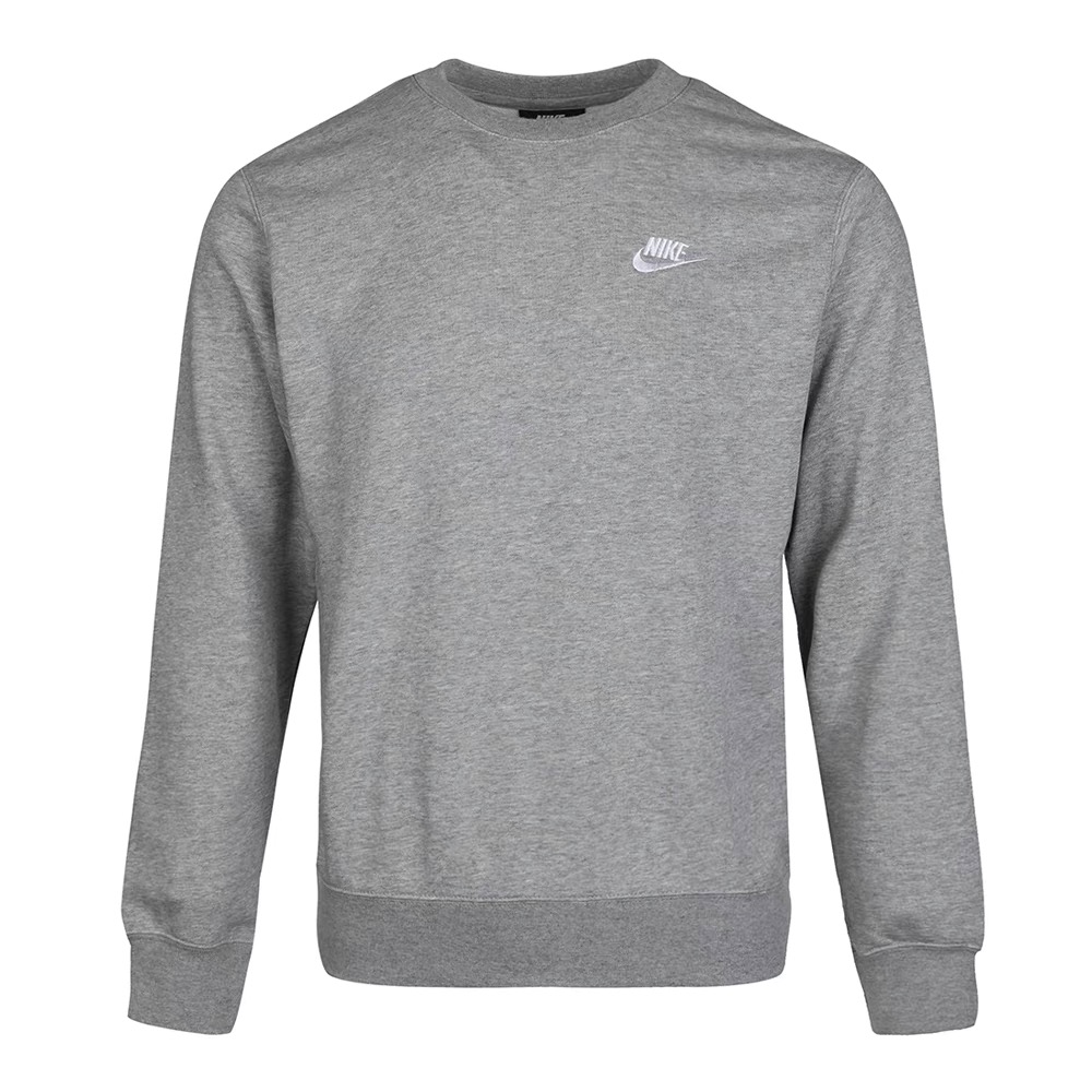 NIKE/耐克圆领卫衣长袖运动休闲户外训练春季灰色印花BV2667063