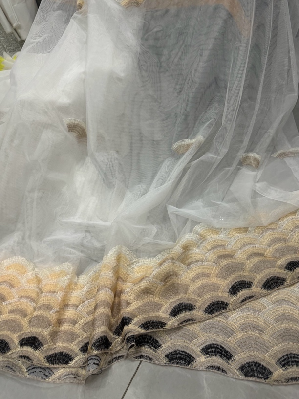 绣花纱编码54【不送挂钩，挂钩另拍】适合卧室阳台