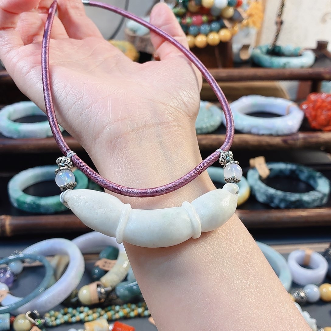 翡翠未镶嵌手链手串