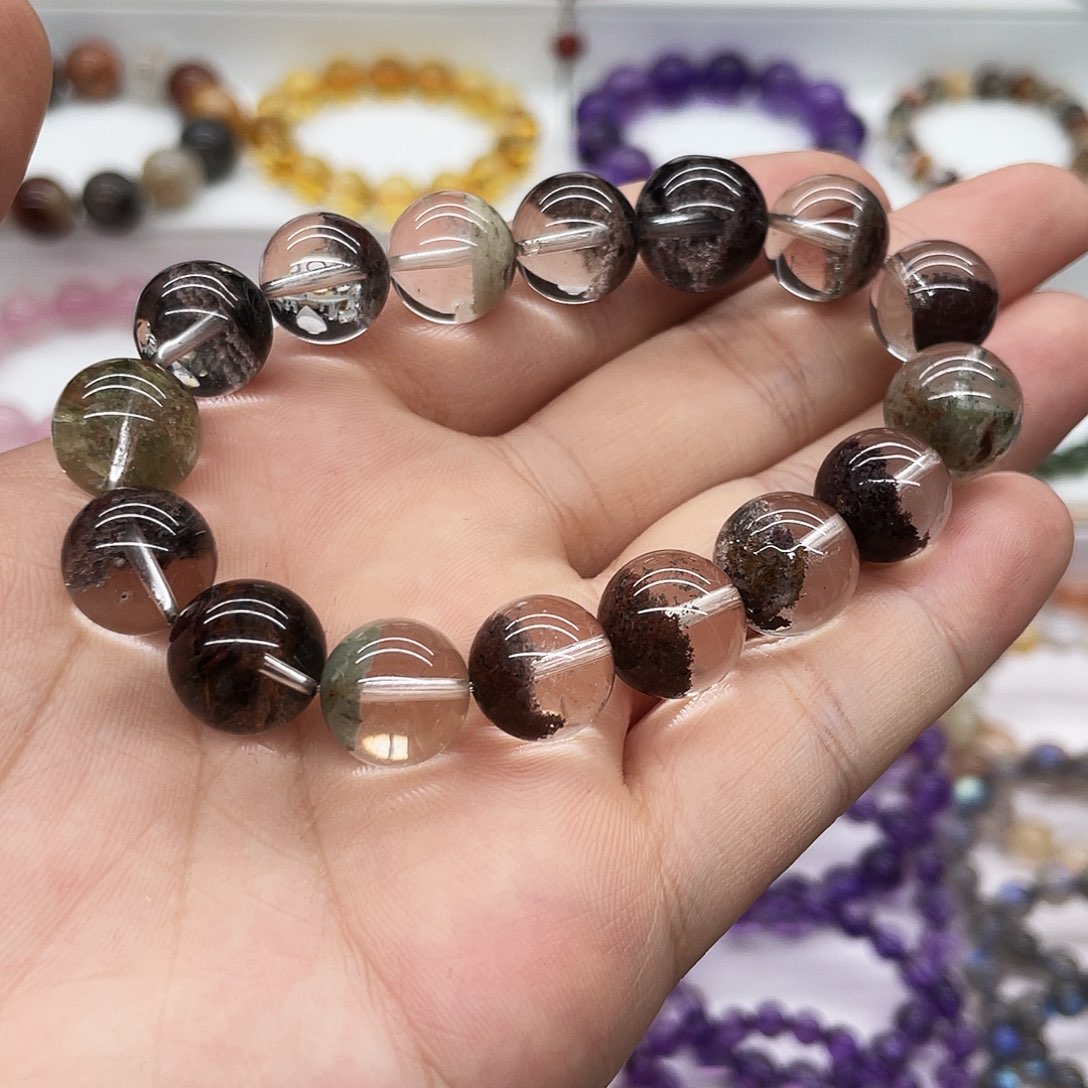 水晶手串未镶嵌四季幽灵手串