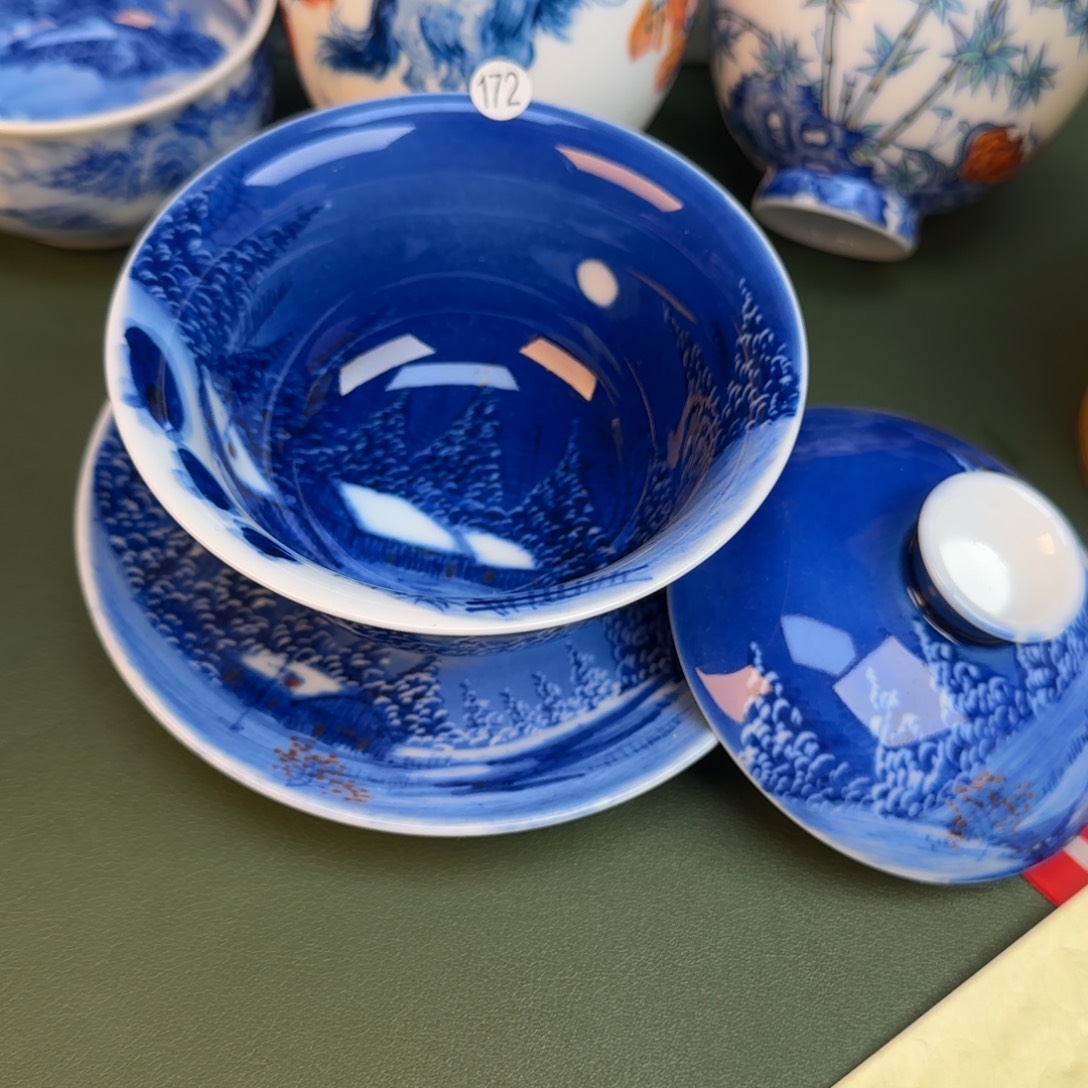 彦祖纯手工手绘茶具172