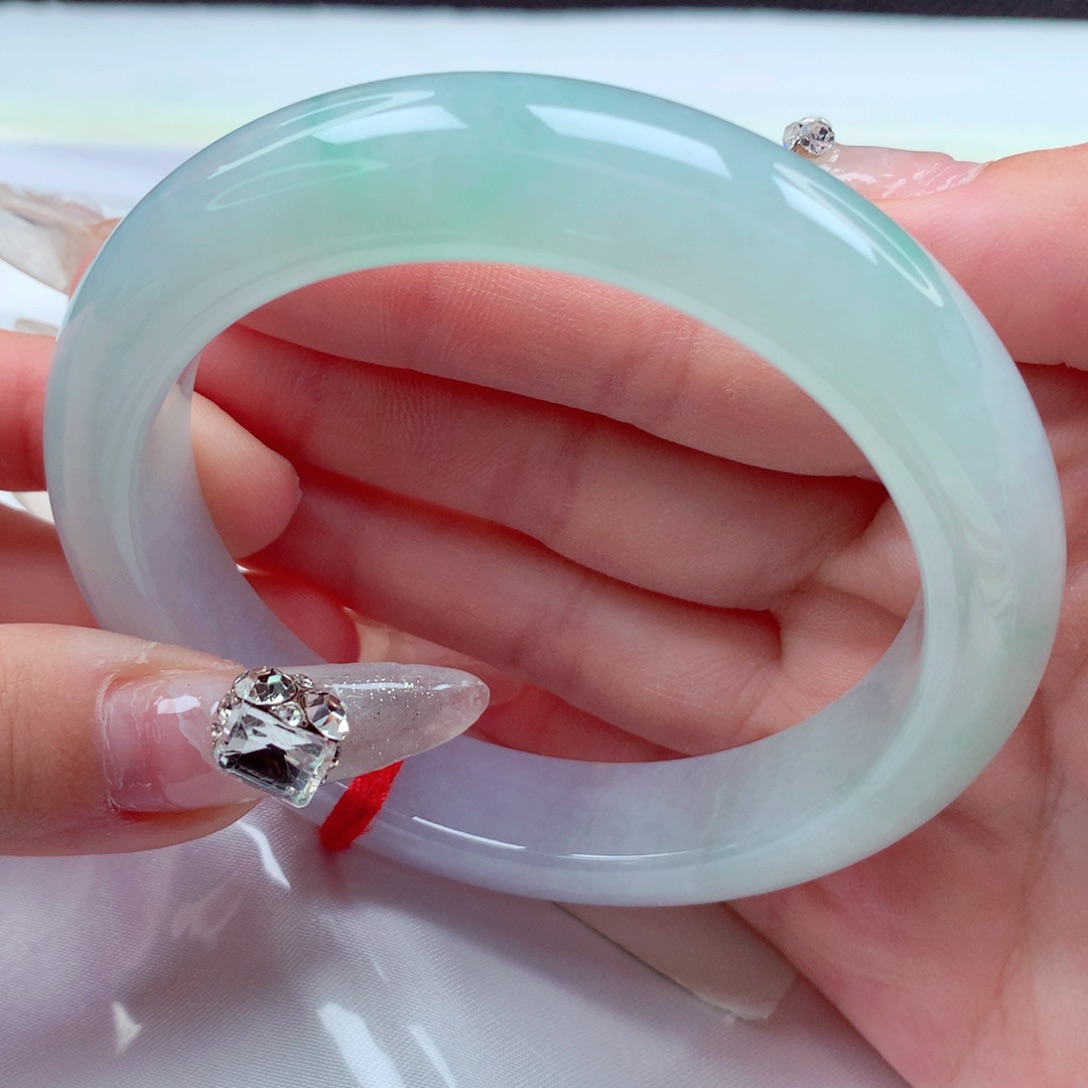 翡翠手镯未镶嵌天然缅甸翡翠A货手镯 3号