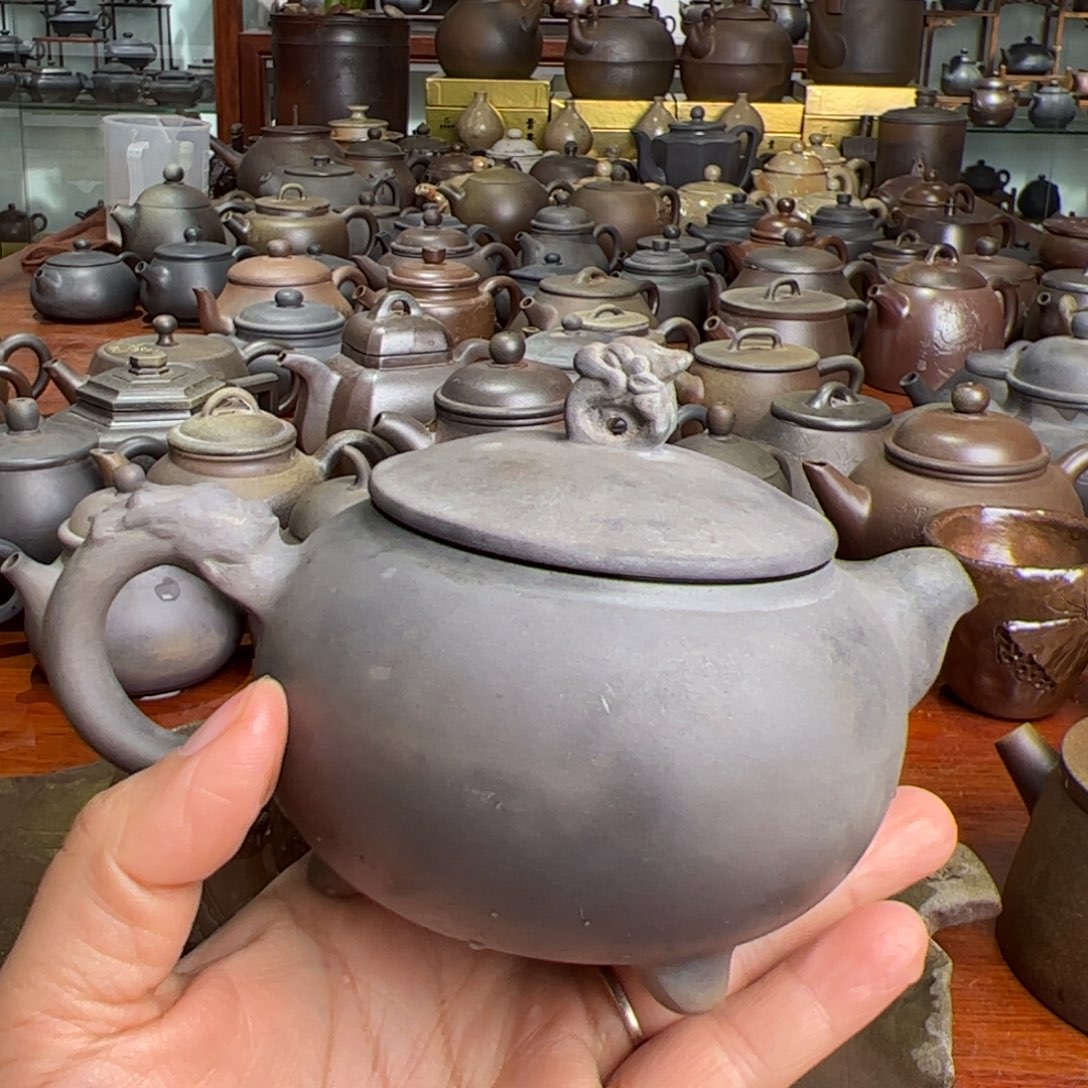 贵台龙窑柴烧茶壶25