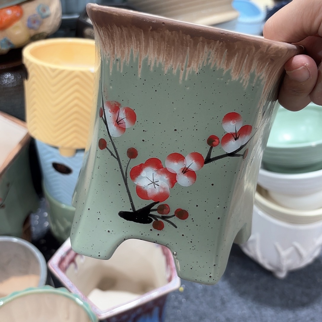 陶瓷陶瓷花盆，多肉花盆