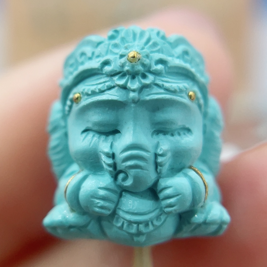 未镶嵌绿松石珠宝奇石