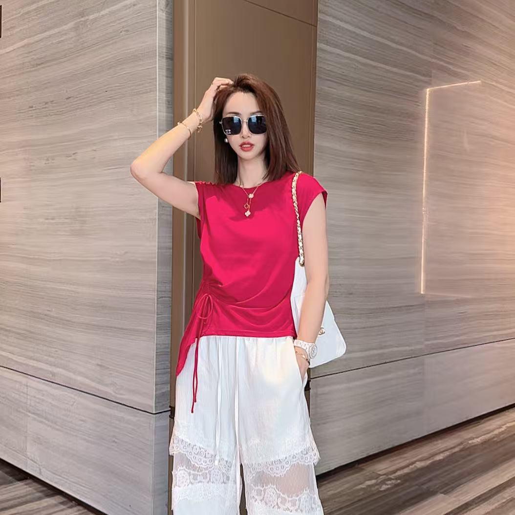 熙薇【深海之息】2025春季新款时尚百搭休闲直筒裤H2484