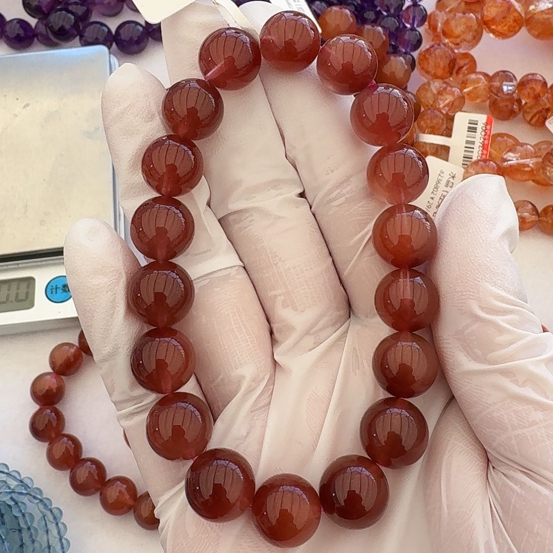 未镶嵌手链水晶小***吖