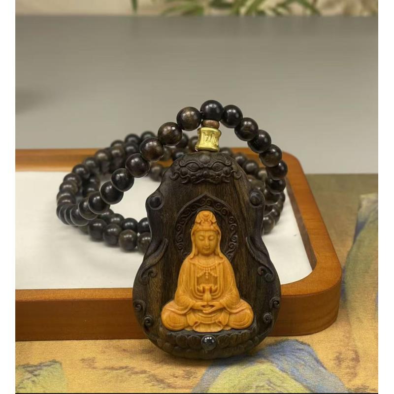 观音牌雕刻挂件毛衣链佛牌精工