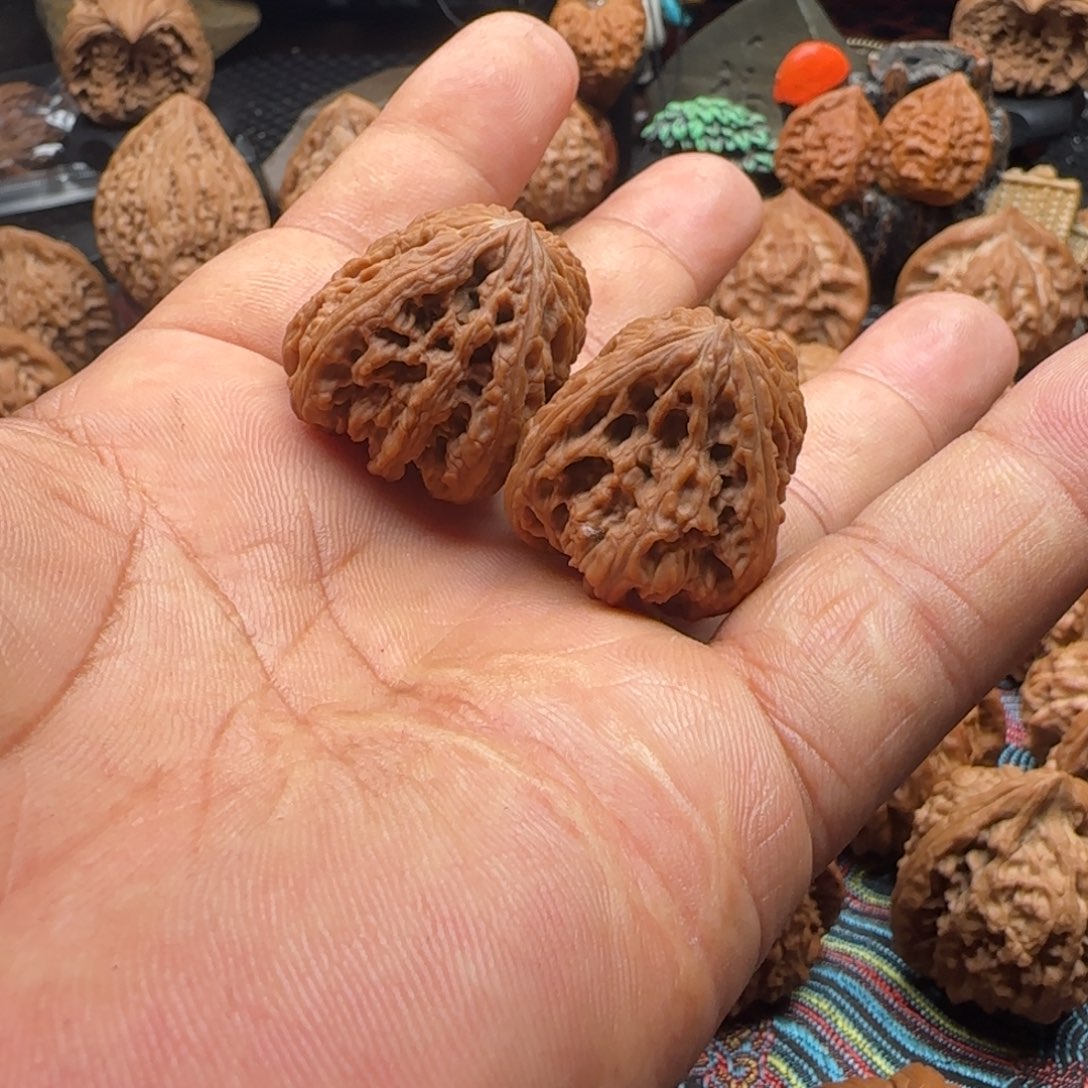 把件文玩核桃全品手捻南疆石佛肚27