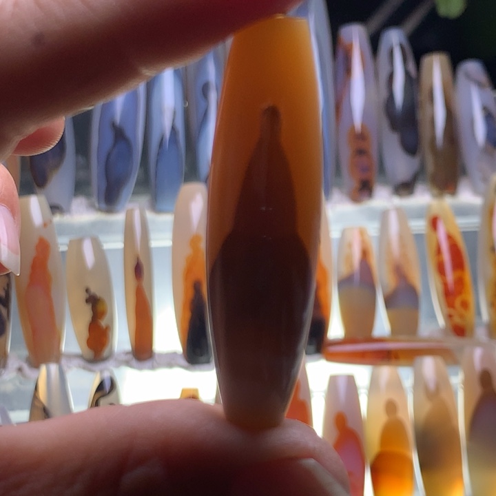 玛瑙/玉髓颈饰未镶嵌142