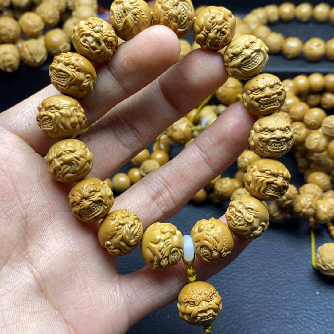 吊坠猴头核桃双面恶生